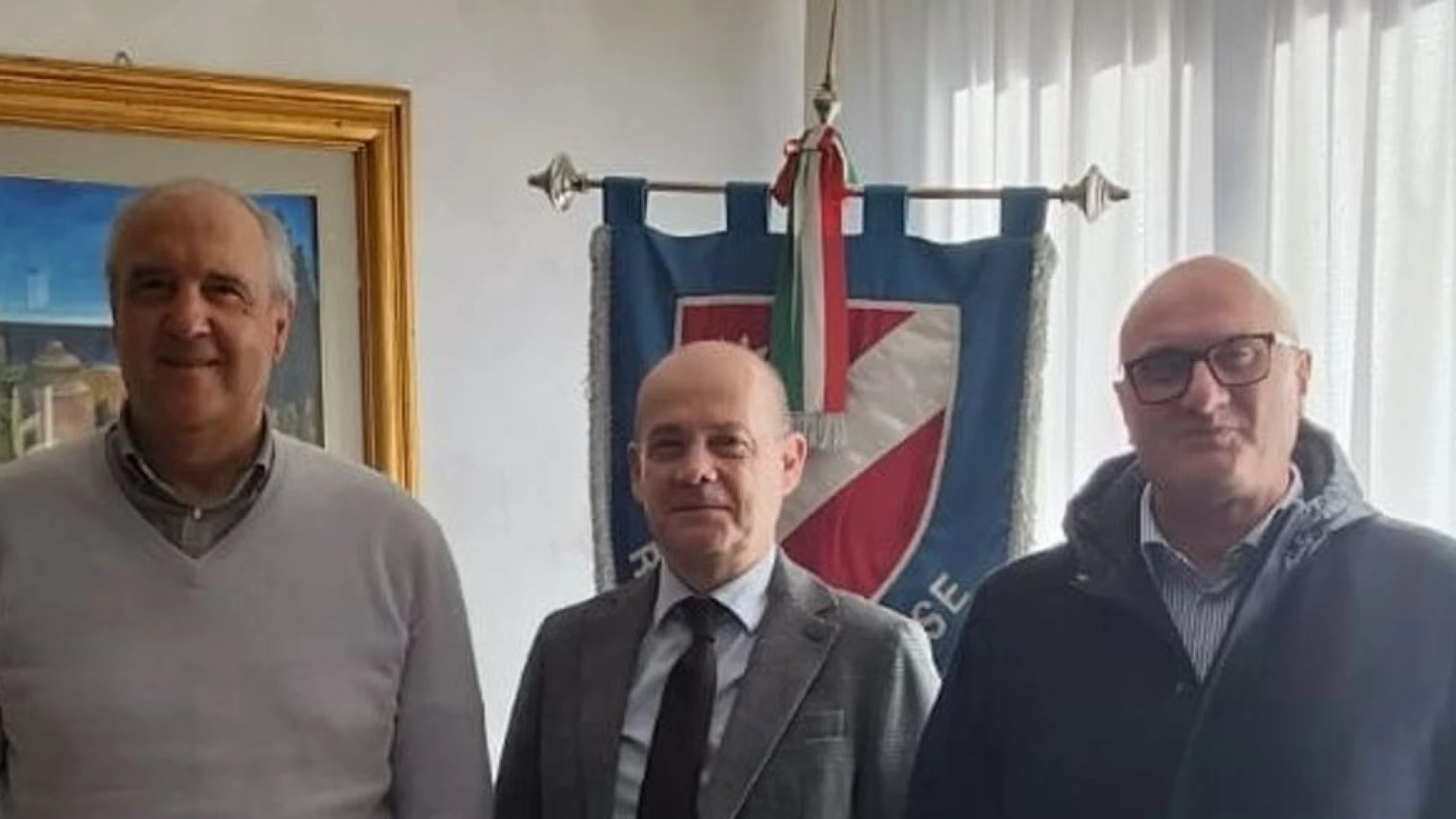 Il presidente del CSV Massaro e i consiglieri Petrecca e D’Apice incontrano il presidente Pallante